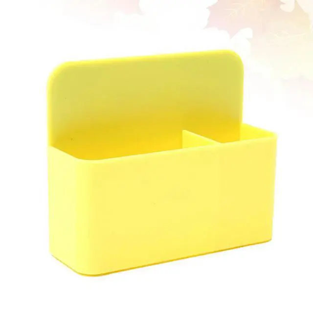 Alt view image 3 of 3 - Premium Pen Holder for Whiteboard and Desk Organization Sturdy Lightweight Stationery Organizer Creative Design Lemon Yellow