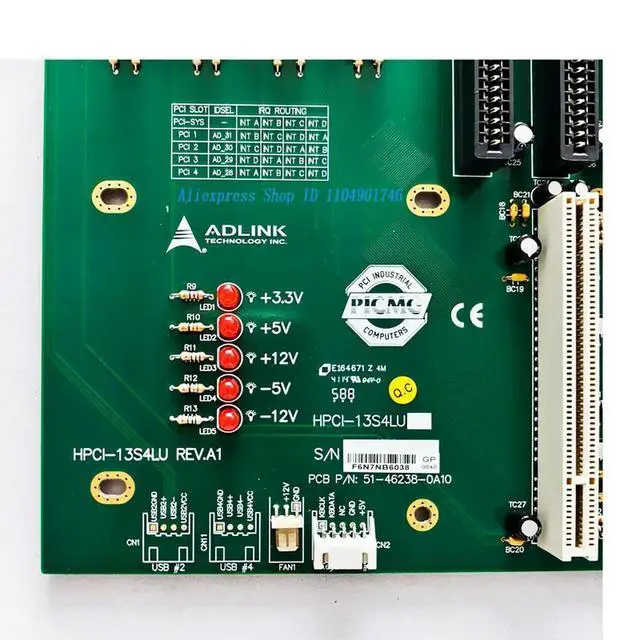 Alt view image 3 of 3 - Applicable to the ADLINK HPCI-13S4LU REV.A1 industrial control computer motherboard 51-46238-0A10 in stock
