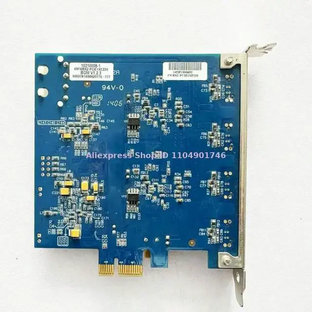 Alt view image 3 of 3 - IOI FWBX2-PCIE1XE220 REV.1.2.1 PCB-00294-03 Industrial Motherboard CPU Board