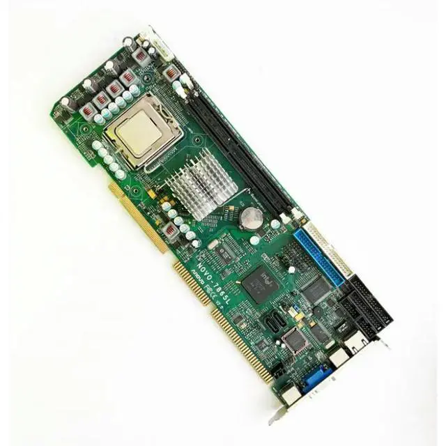 Alt view image 3 of 3 - NOVO-7865L V2.0 775 stitches Full length Industrial Control Motherboard