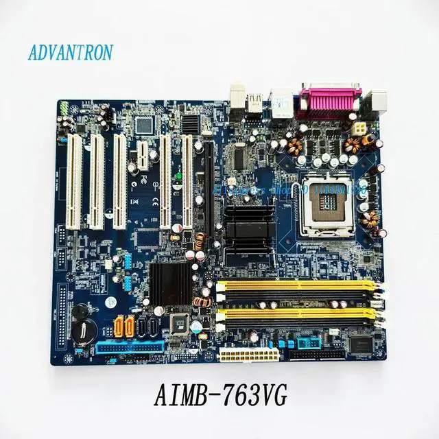 Main image of Suitable for the A-763VG industrial control motherboard with network port and 775-pin interface. 08GS19A945G206. In stock.