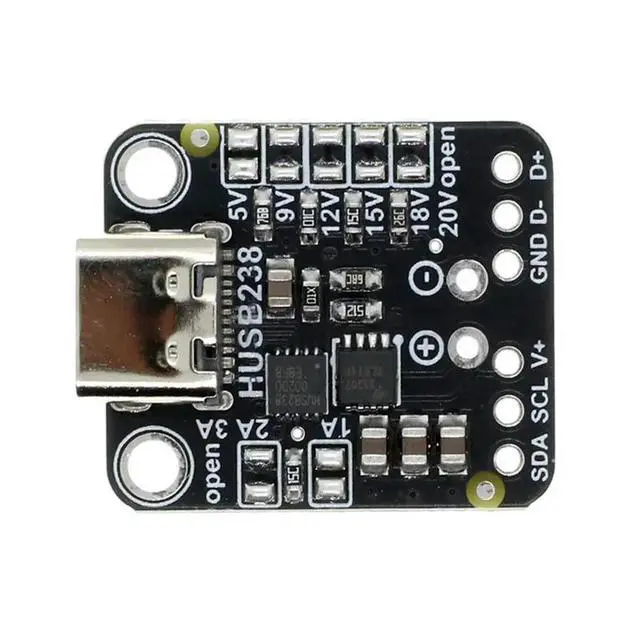 Alt view image 3 of 3 - 3X HUSB238 PD Decoy Module IIC Control Or Fixed Level Output USB Type CPD Sink