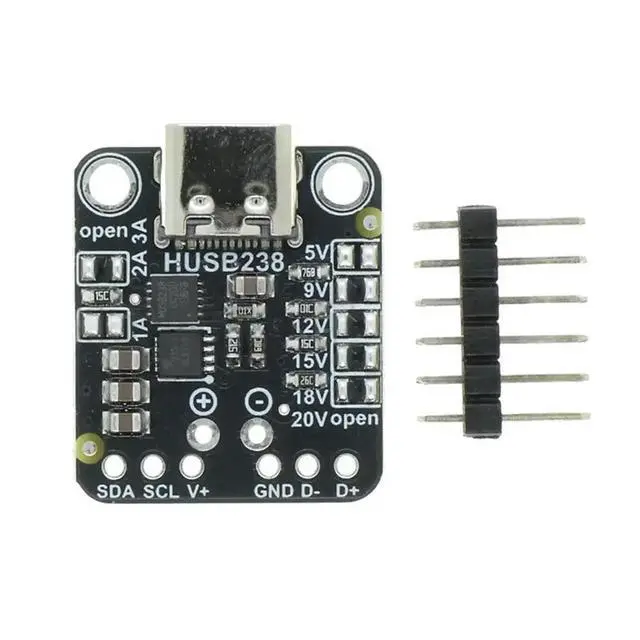 Alt view image 2 of 3 - 3X HUSB238 PD Decoy Module IIC Control Or Fixed Level Output USB Type CPD Sink