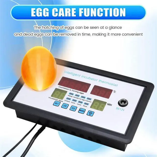 Alt view image 3 of 3 - W9002 Automatic Egg Turning ligent Incubation Thermostat DC12V Home Waterbed Incubator Incubator