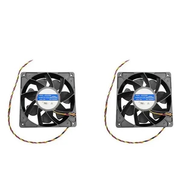 Main image of 2X For Antminer Cooling Fan SJ12038 6000 RPM 2.7A High-Speed Cooling Fan For Antminer Series