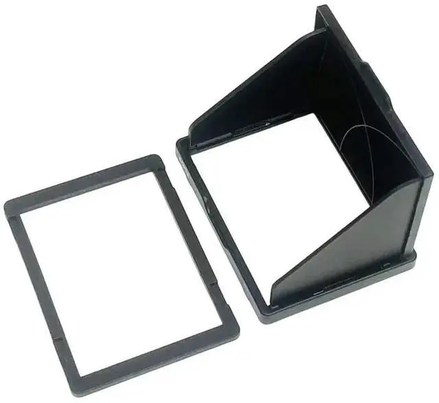 Main image of Anti-Glare 3.2" 3:2 Wide Format Width LCD Screen Hood Camera Sun Shade Cover Mirrorless Monitor Photography Accessory