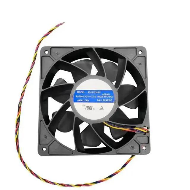 Alt view image 3 of 3 - 2X For Antminer Cooling Fan SJ12038 6000 RPM 2.7A High-Speed Cooling Fan For Antminer Series