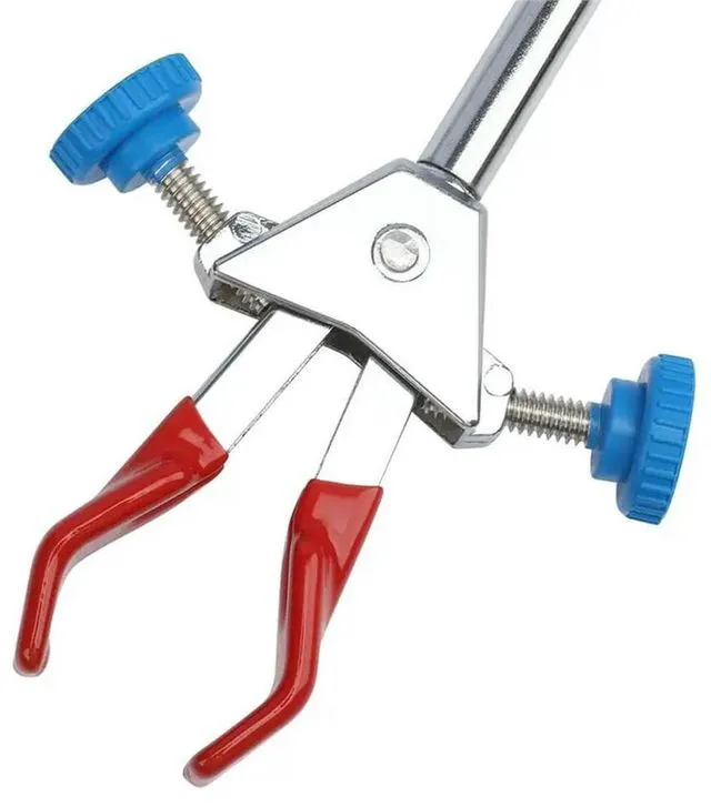 Alt view image 2 of 3 - Multipurpose 2-Prong Swivel Clamp, Sturdy Dual Adjustable 2-Prong Extension Clamp oratory Accessory