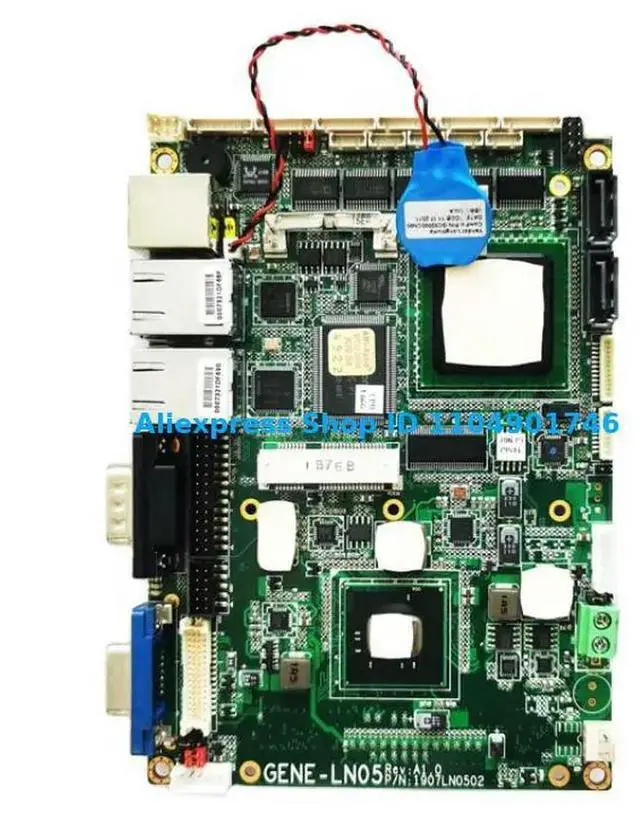 Main image of GENE-LN05 Rev:A1.0 P/N:1907LN0502 3.5-inch embedded industrial control motherboard with dual gigabit network ports