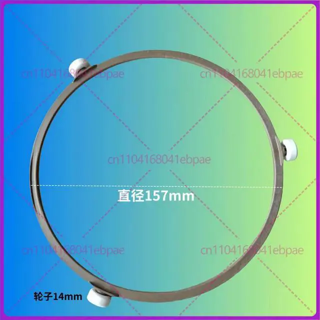 Alt view image 2 of 2 - Microwave Oven Accessories for Galanz Microwave Turntable Holder Glass Disc Circle Diameter 157mm