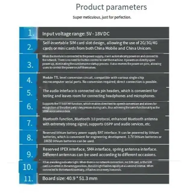 Alt view image 2 of 3 - 2X Sim800c Development Board Four-Frequency GSM/GPRS Module Bluetooth-Compatible/Tts/DTMF Instead Of Sim900a