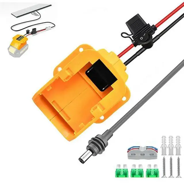 Alt view image 2 of 3 - 2X For Starlink Mini Adapter For 20V Starlink Mini DC Power Cable For With 6 Fuses