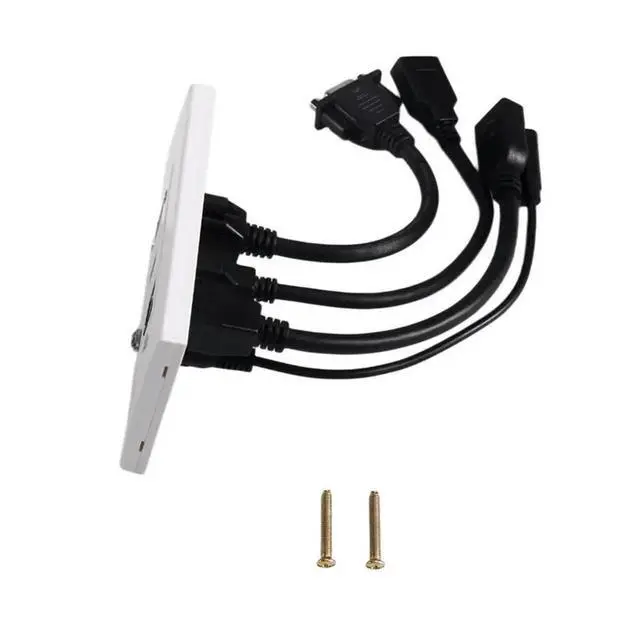Alt view image 2 of 3 - Wholesale 120 VGA, -Compatible 3.5 Headphone Cable 3.0 USB Data Cable Network Panel Accessories