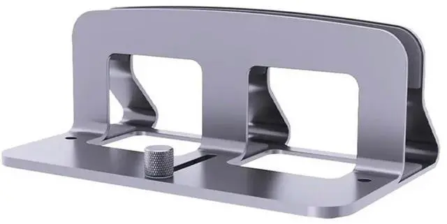 Main image of Vertical Laptop Stand l Laptop Riser Adjustable Computer Laptop Holder Up To 17" Silver