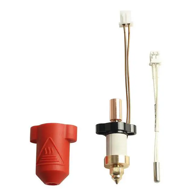 Alt view image 3 of 3 - AT-For K1/ K1 Max Upgraded Hotend Kit Ceramic Heating Block High Temperature Titanium Throat