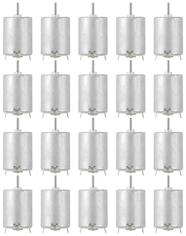 Main image of 20X 8000RPM 9V 68Ma High Torque Magnetic Cylindrical Mini DC Motor Silver