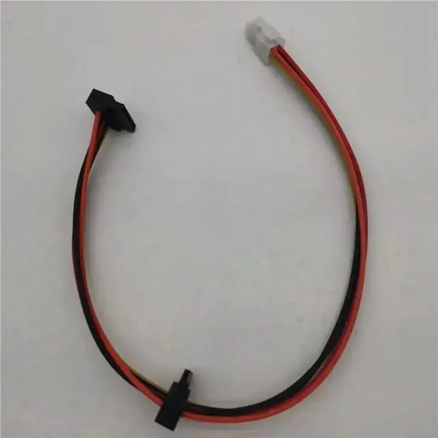 Alt view image 3 of 3 - 10X ATX Motherboard 4Pin To 2-Port Serial ATA SATA Hard Drive Adapter Power Cable For IPC & Tax Controller 18AWG