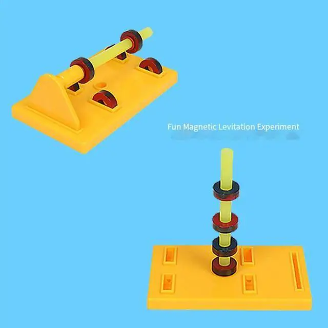 Alt view image 3 of 3 - Magnetic Levitation Experiment Kit Physics Science Magnet Set Education Science Experiment Tool