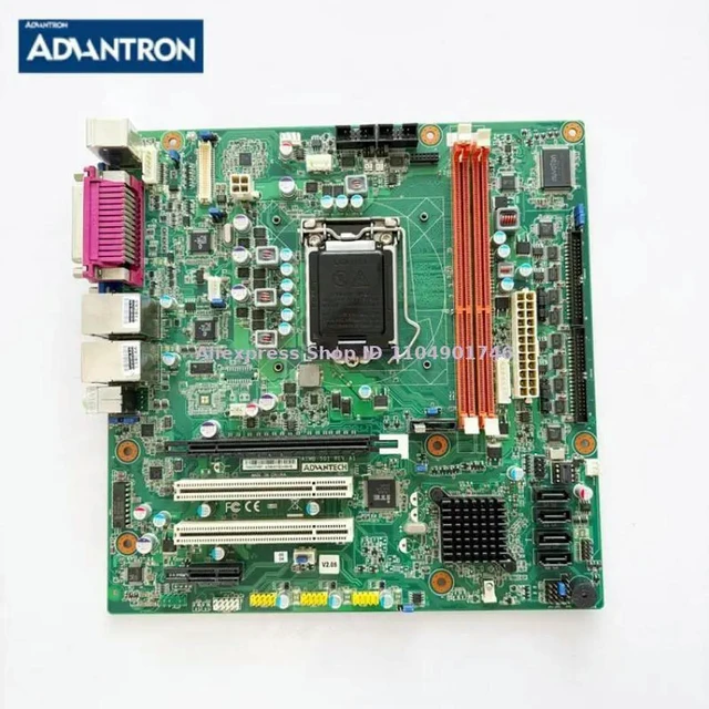 Alt view image 3 of 3 - ADVANTECH AIMB-501 REV.A1 AIMB-501G2-KSA1E P/N:08GSAH61002205 Industrial control motherboard, computer accessory
