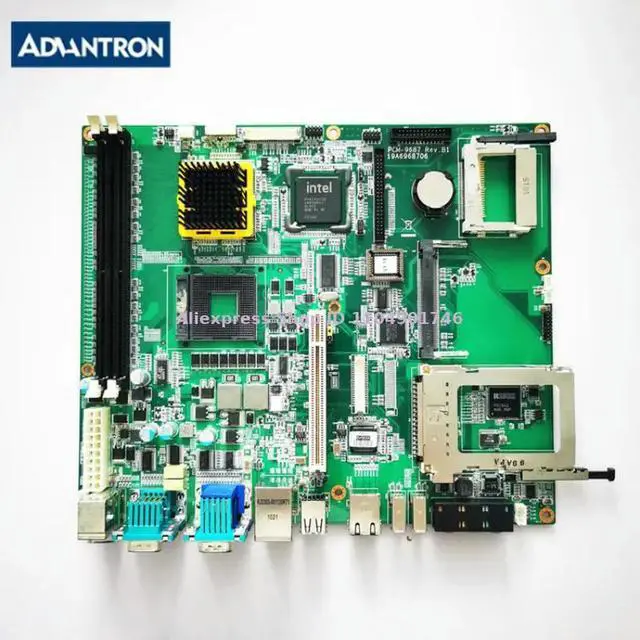 Alt view image 2 of 3 - PCM-9687 Rev.B1 Embedded industrial control motherboard, industrial control equipment board