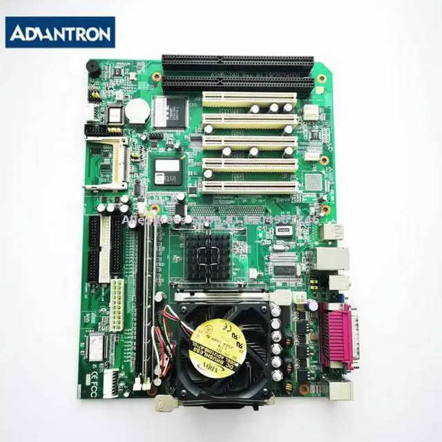 Alt view image 2 of 3 - ADVANTECH AIMB-740VE AIMB-740 Rev.B1 Industrial Motherboard CPU Module Main Board Stock