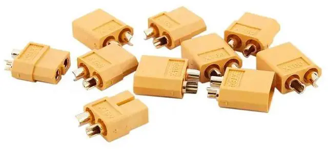Alt view image 2 of 3 - 50Pairs RC XT60 Male & Female PAIR Connector + Heat Shrink