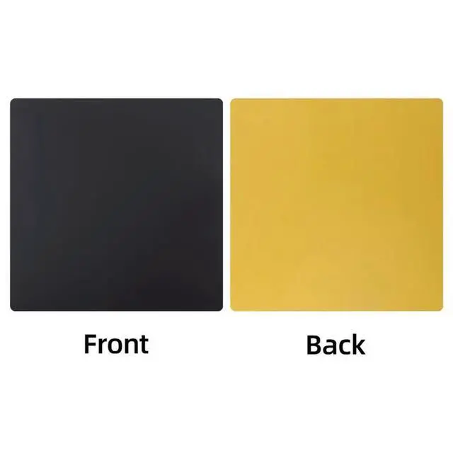 Alt view image 2 of 3 - For 3D Printer Parts For 3D Printer Steel Sheet 257Mm X 257Mm Magnetic Sticker 1.5Mm Black Frosted Surface Coarse Sand Design
