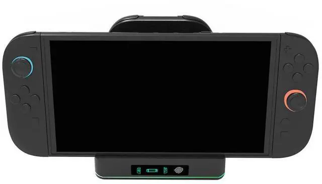 Alt view image 2 of 3 - For Switch2 Generation Host Charging Dock Left Right Light With Insertion Dock Charging Straight Handle Black