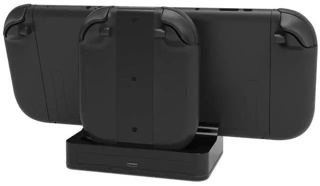 Alt view image 3 of 3 - For Switch2 Generation Host Charging Dock Left Right Light With Insertion Dock Charging Straight Handle Black