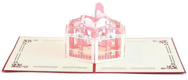 Alt view image 2 of 3 - 3D -Up Greeting Cards Accessories With Envelopes Handmade Happy Birthday Cards For Birthday Anniversary Wedding Mother's D
