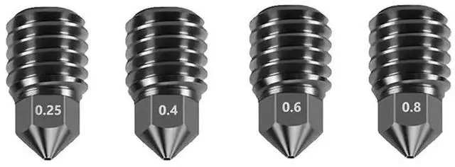 Alt view image 2 of 3 - 2X Hotend For Flashforge Adventurer 5M/ 5M Pro Extruder Kit With 0.25/0.4/0.6/0.8MM Hardened Steel Nozzle