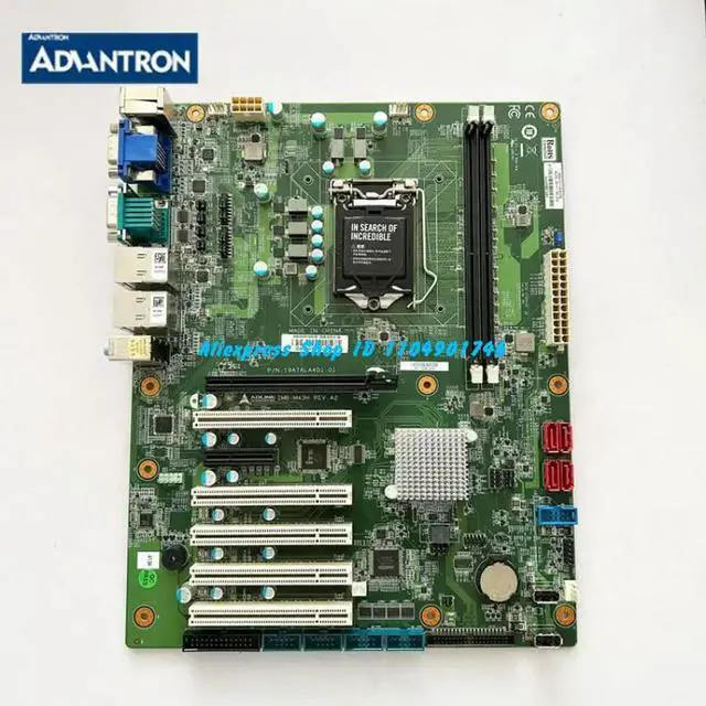 Alt view image 2 of 3 - ADLINK IMB-M43H REV.A2 9697H1A400E ADS-BH11ALA4 Industrial Motherboard CPU Board CPU Module Stock