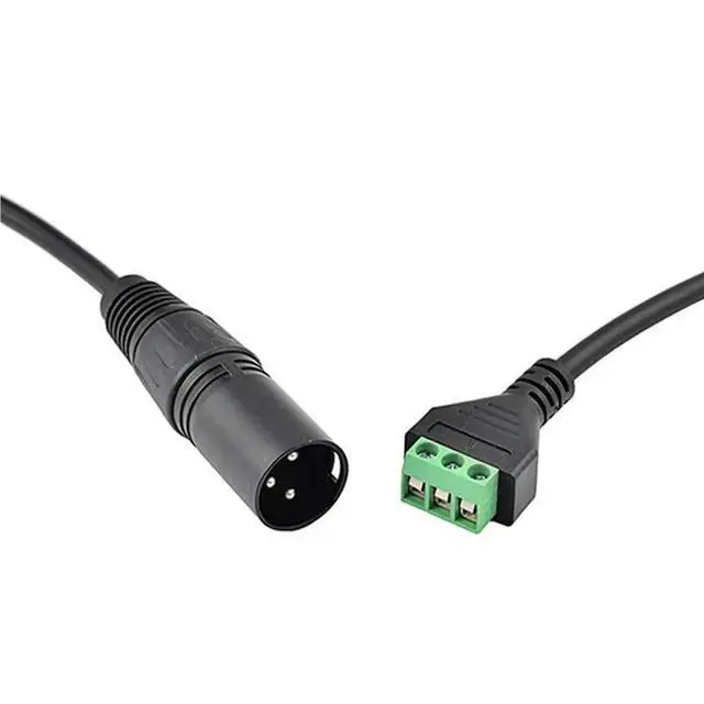 Alt view image 3 of 3 - 10Pack XLR Male To 3 Pin Terminal Solderless Screw Converter Cable For Studio Microphone,Speakers,Live Recording
