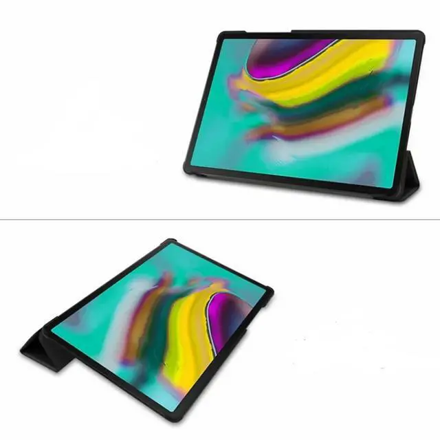Alt view image 3 of 3 - AT9-Tablet Case for Galaxy Tab S5E 10.5in 2019 SM-T720/T725,Slim Tri-Fold Cover with Auto