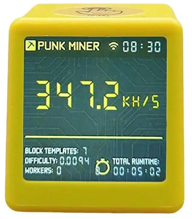 Main image of Nerdminers NM TV Nerdminers NM TV Low Power Silent Operation Desktop Clock B