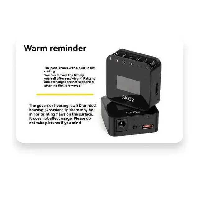 Alt view image 3 of 3 - 4 Pin Fan Speed Controller With Display TYPE-C Or DC 5521 Power Supply DIY Watercooling Cooler Radiator