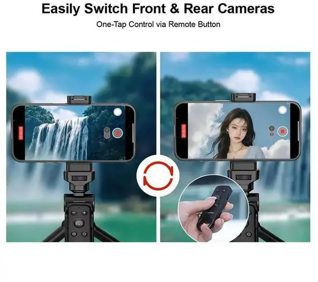 Alt view image 3 of 3 - 2X Remote Control With Zoom For Phone,Shutter With Front/Rear Camera Switch For Photo And Video