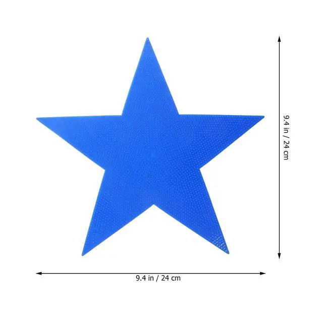Alt view image 3 of 3 - 4Pcs Safe PVC Carpet Markers with Strong Grip Floor Spot Markers for Sports Training Gym Classrooms Schools Outdoor Indoor Use
