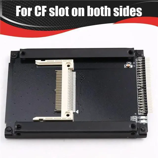 Alt view image 3 of 3 - For 44-Pin PATA CF To IDE Adapter Card 2.5-Inch Case For Dual CF Card Slots- For 2.5-Inch IDE Hard Drives