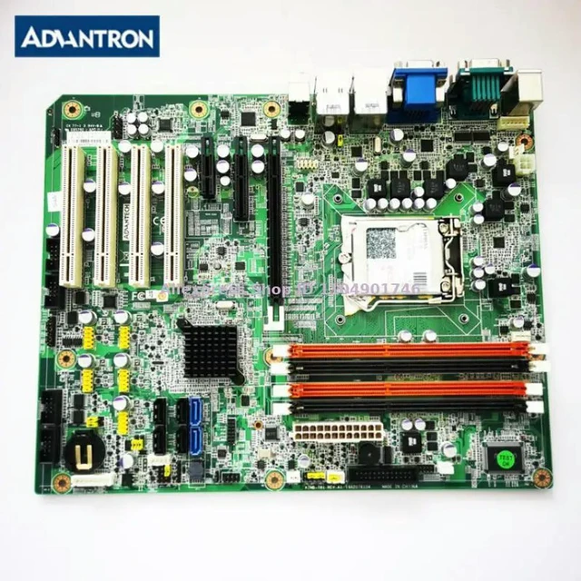 Alt view image 2 of 3 - Advantech AIMB-781QG2 AIMB-781 REV A1 Industrial control motherboard, computer accessory