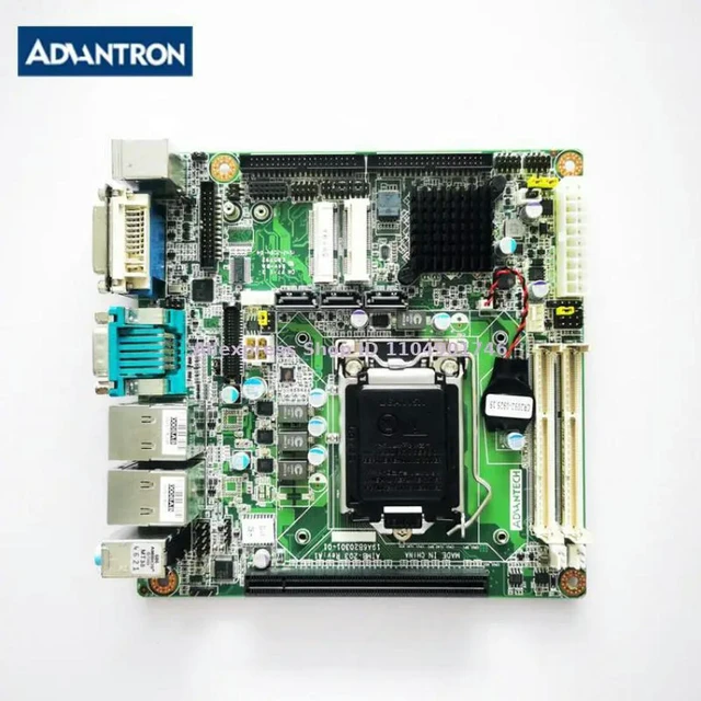 Alt view image 2 of 3 - ADVANTECH AIMB-203 Rev.A1 AIMB-203G2 Industrial control motherboard, computer accessory
