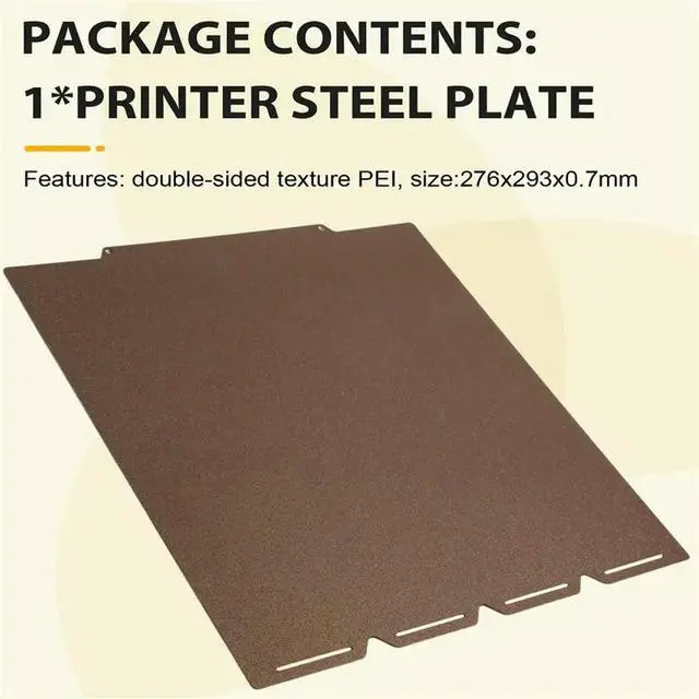 Alt view image 3 of 3 - For Snapmaker U1 Compatible 276X293mm Build Plate For Double-Sided Printing 3D Printer Multiple Filament Support Accessory