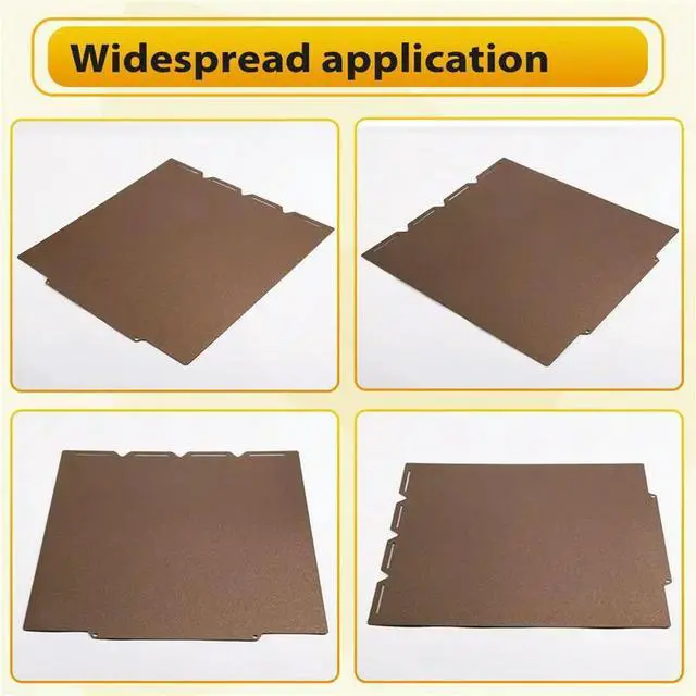 Alt view image 2 of 3 - For Snapmaker U1 Compatible 276X293mm Build Plate For Double-Sided Printing 3D Printer Multiple Filament Support Accessory