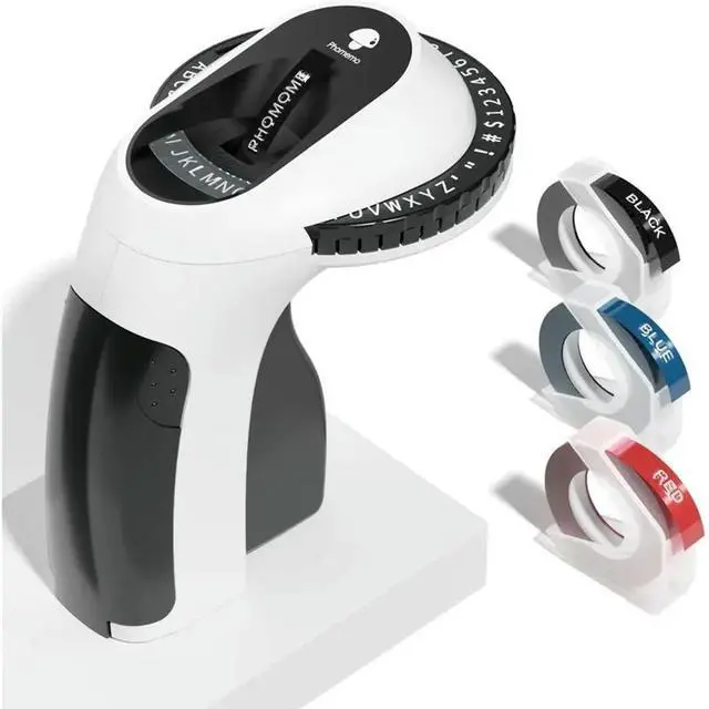 Main image of Retro Embossed el Maker 1Set With Tapes Old Embosser eler Machine With 3 Rolls Paper