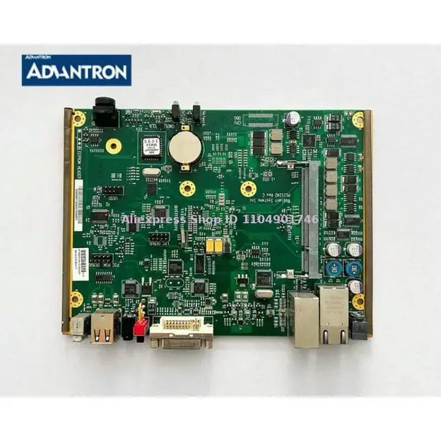 Alt view image 3 of 3 - Radiant PC11242 Rev.C Embedded industrial control motherboard