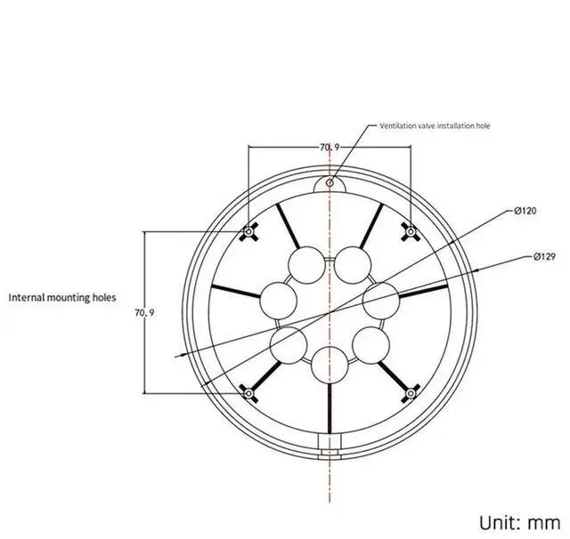 Alt view image 2 of 3 - Magnetic S501 Housing Disc Measurement UV-Resistant ASA Outdoor GNSS Antenna Housing