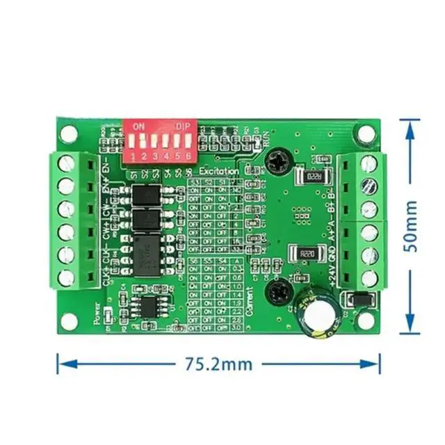 Alt view image 3 of 3 - 5X TB6560 3.5A Stepper Motor Driver Controller Board 10-35V CNC Rounter Control Low Voltage Over Heat Current Protection