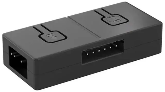 Alt view image 2 of 3 - 3X 5V 3Pin ARGB To 12V 4 Pin RGB Converter 5V/3Pin ADD-RGB To 12V/4PIN Adapter Sync With Motherboard 5V 3Pin Controller