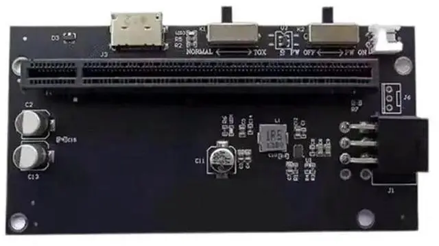 Main image of Oculink SFF-8612 To Pcie X4 X16 Slot Adapter Card For Graphics Card- DC 12V GPU Power Pcie 4.0 3.0 SFF-8611 4I Cable