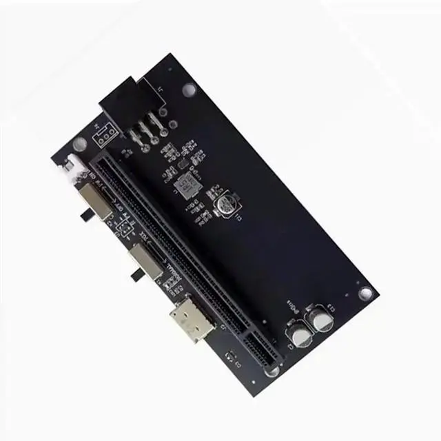 Alt view image 2 of 3 - Oculink SFF-8612 To Pcie X4 X16 Slot Adapter Card For Graphics Card- DC 12V GPU Power Pcie 4.0 3.0 SFF-8611 4I Cable